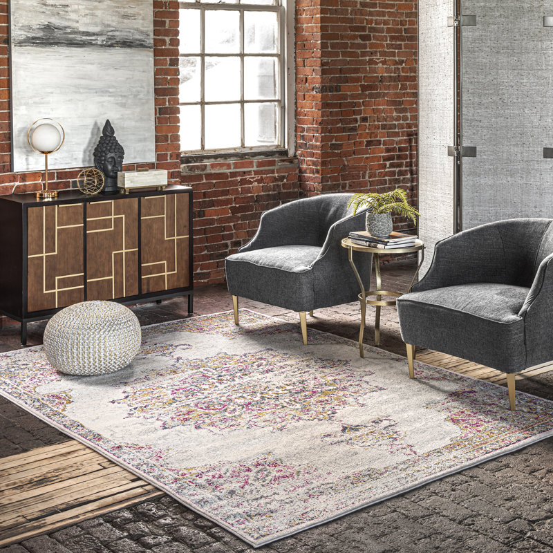 Darchelle Persian Inspired Pink Area Rug Joss & Main